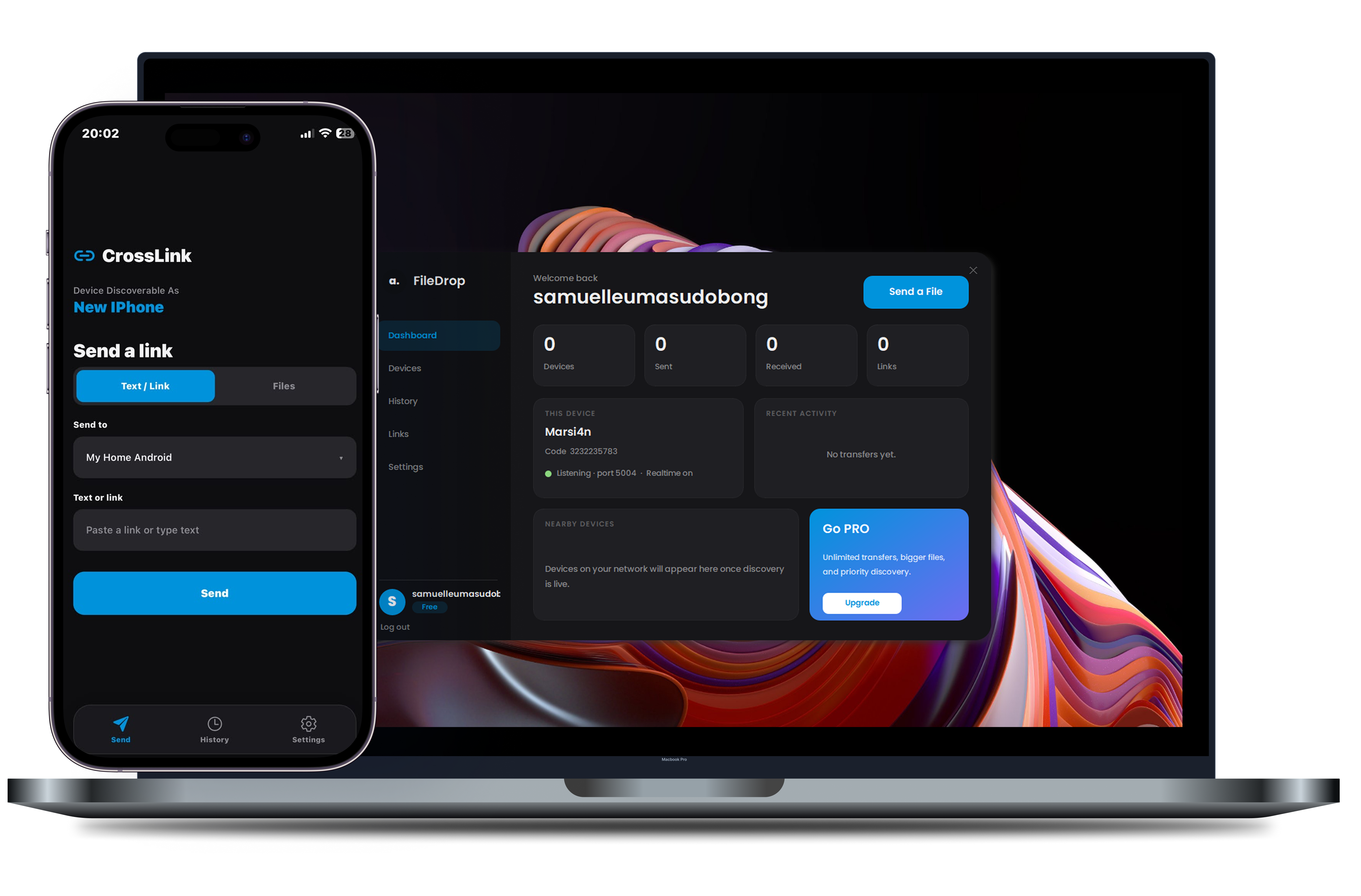 Crosslink app screenshot